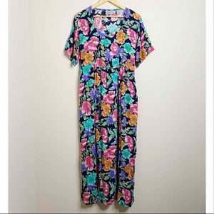 Diane Von Furstenburg 90's Vintage Maxi Dress